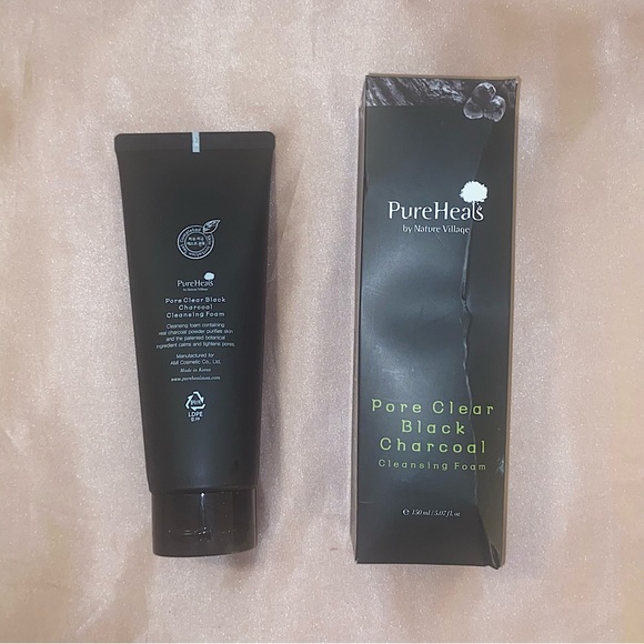PureHeals Pure Heals Pore Clear Black Charcoal Cleansing Foam UNUSED - Picture 2 of 8